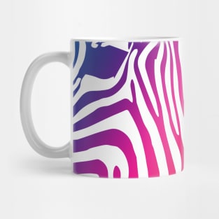 Rainbow Zebra Profile Mug